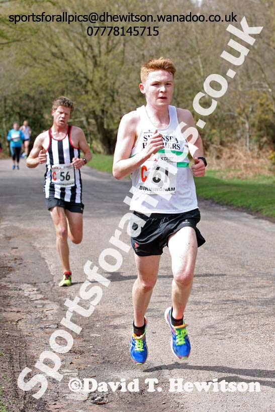 Senior mens English National 12 Stage Road Relay, 2016 English National 12 and 6 Stage Road Relays, Sutton Coldfield, Birmingham. Photo: David T. Hewitson/Sports for All Pics